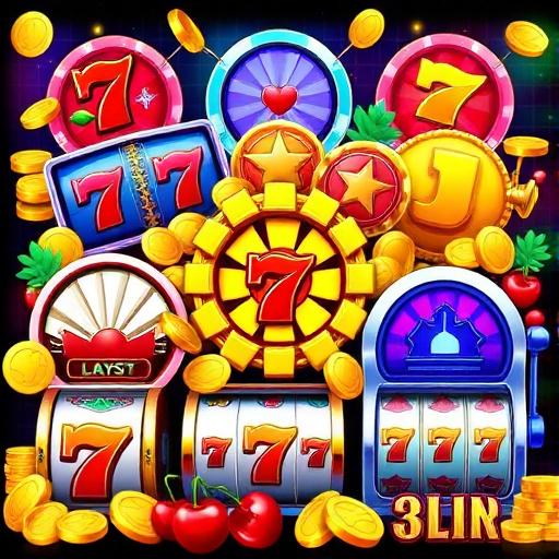 Collection of casino games and slot machines